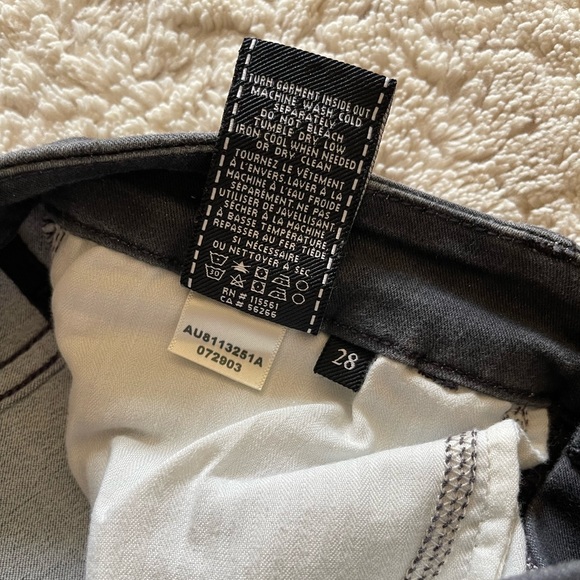 7 For All Mankind High-Waist Ankle Skinny Evening Grey Jeans - Picture 6 of 7